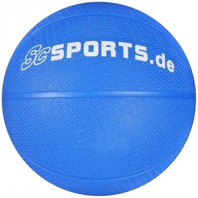 Gorilla Sports Piłka lekarska ScSports niebieska 9kg Gorilla Sports Piłka lekarska ScSports niebieska 9kg