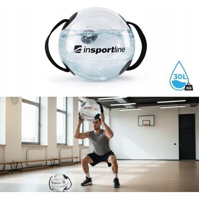 PIŁKA WODNA OBCIĄŻENIOWA inSPORTline FLOWBALL MAX 30KG 40CM regulowana PIŁKA WODNA OBCIĄŻENIOWA inSPORTline FLOWBALL MAX 30KG 40CM regulowana