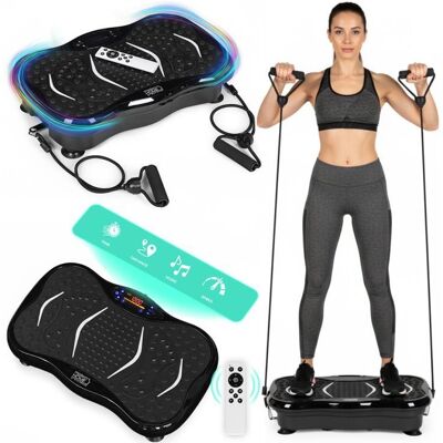 Aseto Platforma wibracyjna antycelulitowa fitness masażer z ekspanderami + pilot 100 poziomów prędkości 5 automatycznych programów Łączność Bluetooth Bezp.. Aseto Platforma wibracyjna antycelulitowa fitness masażer z ekspanderami + pilot 100 poziomów prędkości 5 automatycznych programów Łączność Bluetooth Bezp..