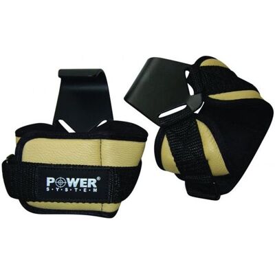Power System, Haki Treningowe Power Hooks, Czarny, Rozmiar L Power System, Haki Treningowe Power Hooks, Czarny, Rozmiar L