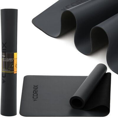 PREMIUM MATA DO JOGI CORNIX 183x68 4MM KAUCZUK + PU ANTYPOŚLIZGOWA SZEROKA PREMIUM MATA DO JOGI CORNIX 183x68 4MM KAUCZUK + PU ANTYPOŚLIZGOWA SZEROKA