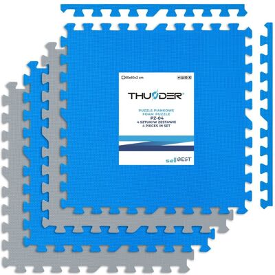 Thunder Puzzle Do Ćwiczeń Piankowe 60x60 Mata Ochronna Antypoślizgowa Pod Sprzęt Thunder Puzzle Do Ćwiczeń Piankowe 60x60 Mata Ochronna Antypoślizgowa Pod Sprzęt