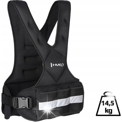 Regulowana Kamizelka do Ćwiczeń Treningowa Ciężka Mocna Wkłady 14,5kg HMS Regulowana Kamizelka do Ćwiczeń Treningowa Ciężka Mocna Wkłady 14,5kg HMS