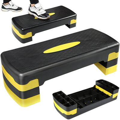 RENEW FORCE STEPPER STEP DO ĆWICZEŃ AEROBIKU FITNESS REGULACJA ANTYPOŚLIZGOWY 3 stopnie STEP-1-YELLOW RENEW FORCE STEPPER STEP DO ĆWICZEŃ AEROBIKU FITNESS REGULACJA ANTYPOŚLIZGOWY 3 stopnie STEP-1-YELLOW