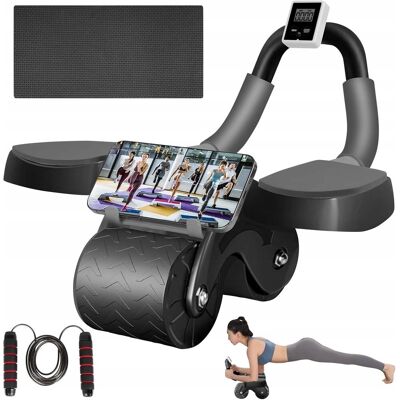 Inna producent ROLLER TRENAŻER BRZUCHA MATA POD KOLANA TRENING FITNESS PILATES CZARNY Inna producent ROLLER TRENAŻER BRZUCHA MATA POD KOLANA TRENING FITNESS PILATES CZARNY