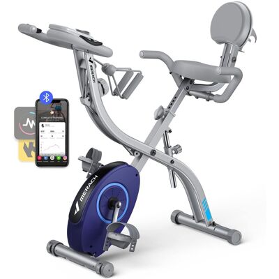 Rower Domowy 4 W 1, Składany, Z Monitorem Lcd I Pomiarem Pulsu Merach Rower Domowy 4 W 1, Składany, Z Monitorem Lcd I Pomiarem Pulsu Merach