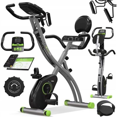 TurboTronic Rower stacjonarny rowerek treningowy SportTronic domowy magnetyczny ćwiczeń + ekspander Zielony TurboTronic Rower stacjonarny rowerek treningowy SportTronic domowy magnetyczny ćwiczeń + ekspander Zielony