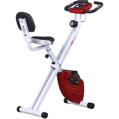 Rower treningowy HOMCOM, składany, magnetyczny, domowy, z monitorem LCD, 8-stopniową regulacją oporu magnetycznego, oszczędzający miejsce rower fitn.. Rower treningowy HOMCOM, składany, magnetyczny, domowy, z monitorem LCD, 8-stopniową regulacją oporu magnetycznego, oszczędzający miejsce rower fitn..