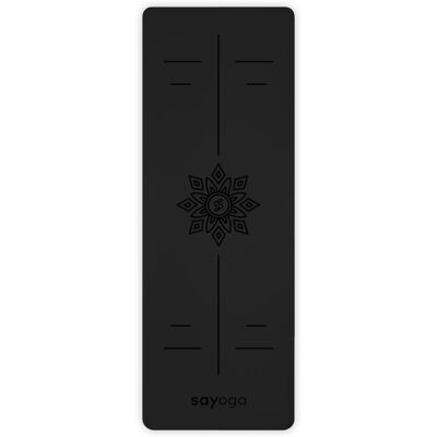 Sayoga, Mata do jogi, Performance Black, czarny, 183x61x0,4 cm Sayoga, Mata do jogi, Performance Black, czarny, 183x61x0,4 cm