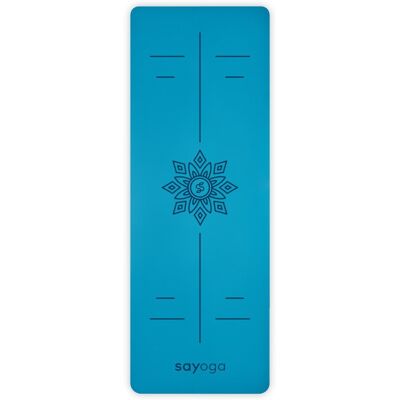 Sayoga, Mata do jogi, Performance Turquoise, niebieski, 18x61x0,4 cm Sayoga, Mata do jogi, Performance Turquoise, niebieski, 18x61x0,4 cm