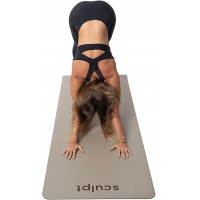 Inny producent SCULPT MATA DO JOGI I ĆWICZEŃ - 5MM, Kauczuk, Antypoślizgowa, Miękka Mokka Inny producent SCULPT MATA DO JOGI I ĆWICZEŃ - 5MM, Kauczuk, Antypoślizgowa, Miękka Mokka