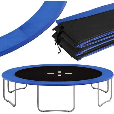 Springos Siatka Do Trampoliny Zewnętrzna Z Osłoną Na Sprężyny 244 Cm 8 Ft 6 Słupków Niebieska Springos Siatka Do Trampoliny Zewnętrzna Z Osłoną Na Sprężyny 244 Cm 8 Ft 6 Słupków Niebieska