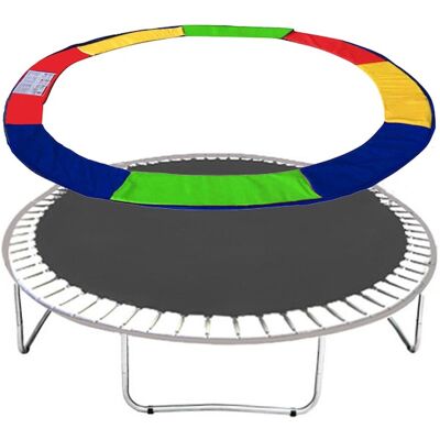 Springos Siatka Do Trampoliny Zewnętrzna Z Osłoną Na Sprężyny 305 Cm 10 Ft 6 Słupków Multikolor Springos Siatka Do Trampoliny Zewnętrzna Z Osłoną Na Sprężyny 305 Cm 10 Ft 6 Słupków Multikolor