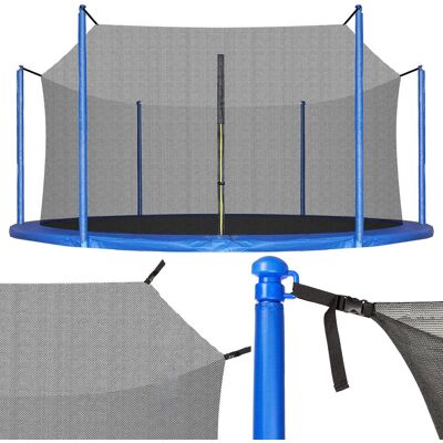 Springos Czerwone bezpieczeństwo siatka do trampoliny - 426 cm Springos Czerwone bezpieczeństwo siatka do trampoliny - 426 cm