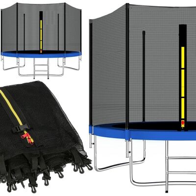 Springos Siatka Zewnętrzna 8ft 6 Słupków Do Trampoliny 244/250/252cm Springos Siatka Zewnętrzna 8ft 6 Słupków Do Trampoliny 244/250/252cm
