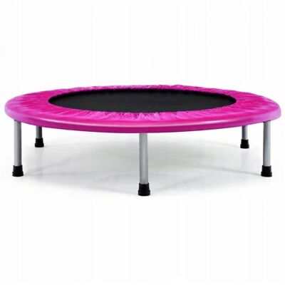 COSTWAY Składana Trampolina Fitness Do Zabawy I Treningu 97 X 97 X 19 Cm Różowa COSTWAY Składana Trampolina Fitness Do Zabawy I Treningu 97 X 97 X 19 Cm Różowa