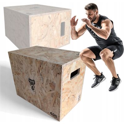 sklejkowo Skrzynia Plyometryczna Crossfit Fitness 30x40x50 Cm Do Ćwiczeń Jump Box Fit sklejkowo Skrzynia Plyometryczna Crossfit Fitness 30x40x50 Cm Do Ćwiczeń Jump Box Fit