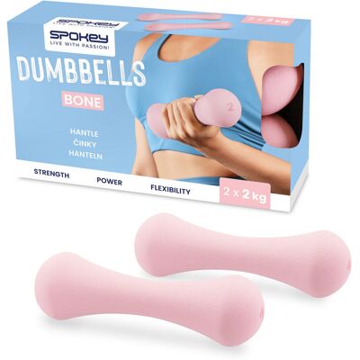 Spokey Hantelki 2x2kg BONE neopren Spokey Hantelki 2x2kg BONE neopren