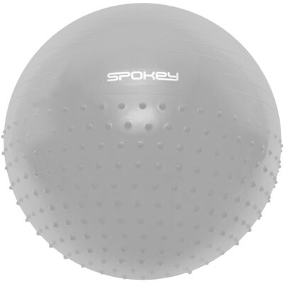 Spokey, Piłka gimnastyczna masaż jasnoszara 55 cm Spokey, Piłka gimnastyczna masaż jasnoszara 55 cm