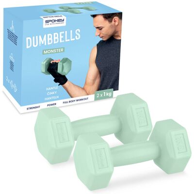 Zestaw Hantli Spokey Monster - 2x1 kg - Sprzęt Fitness Zestaw Hantli Spokey Monster - 2x1 kg - Sprzęt Fitness