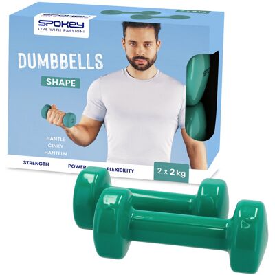 Spokey Zestaw Hantli 2x2kg Shape Iv Winylowe Spokey Zestaw Hantli 2x2kg Shape Iv Winylowe