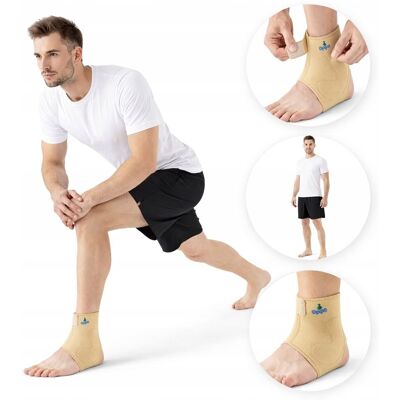 Oppo STABILIZATOR STAWU SKOKOWEGO ELASTYCZNY SPORTOWY DO BUTA BEŻOWY r XL Oppo STABILIZATOR STAWU SKOKOWEGO ELASTYCZNY SPORTOWY DO BUTA BEŻOWY r XL