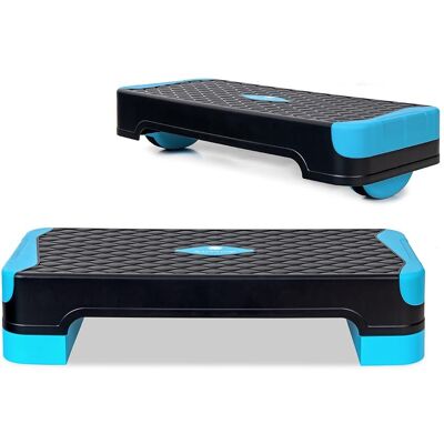 Step Fitness Dwustopniowy Balansujący 2w1 Sapphire Sg-057 - Niebieski Step Fitness Dwustopniowy Balansujący 2w1 Sapphire Sg-057 - Niebieski