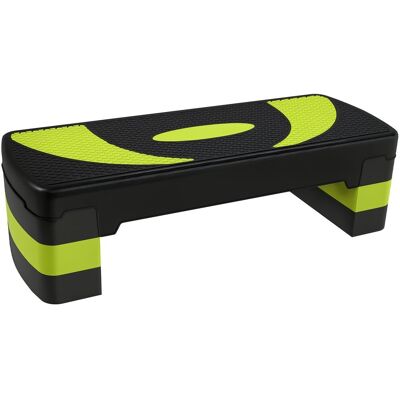 Homcom Stepper do aerobiku, fitness, sportu, gimnastyki, z regulacją wysokości, 3 poziomy Homcom Stepper do aerobiku, fitness, sportu, gimnastyki, z regulacją wysokości, 3 poziomy