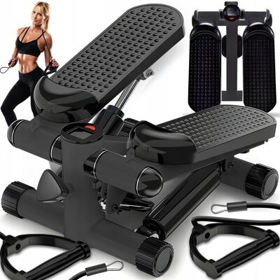 Retoo STEPPER STEPER PROSTY Z LINKAMI DO ĆWICZEŃ REGULACJA FITNESS LICZNIK LCD Retoo STEPPER STEPER PROSTY Z LINKAMI DO ĆWICZEŃ REGULACJA FITNESS LICZNIK LCD
