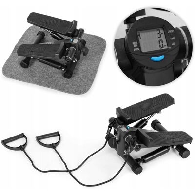 Stepper z ekspanderami do ćwiczeń fitness licznik wyświetlacz ModernHome Stepper z ekspanderami do ćwiczeń fitness licznik wyświetlacz ModernHome