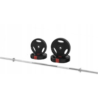 Sztanga Gorilla Sports prosta bitumiczna z uchwytami 40 kg Sztanga Gorilla Sports prosta bitumiczna z uchwytami 40 kg