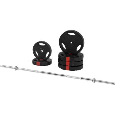 Sztanga Gorilla Sports prosta bitumiczna z uchwytami 60 kg Sztanga Gorilla Sports prosta bitumiczna z uchwytami 60 kg