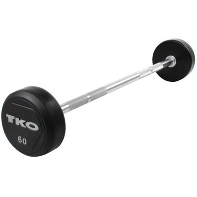 Inny producent Sztanga prosta gumowana Rubber Straight Bar 45 kg TKO Inny producent Sztanga prosta gumowana Rubber Straight Bar 45 kg TKO