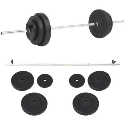 VMP Sztanga Z Zestawem Obciążeń, 30 Kg VMP Sztanga Z Zestawem Obciążeń, 30 Kg