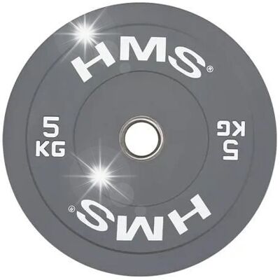 Talerz 5kg Krążek Obciążenie na Gryf HMS Olimpijski Solidny Bumper Talerz 5kg Krążek Obciążenie na Gryf HMS Olimpijski Solidny Bumper