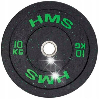 Talerz HMS HTBR 10kg Ogumowany Obciążenie Obciążnik na Gryf Sztange Solidny Talerz HMS HTBR 10kg Ogumowany Obciążenie Obciążnik na Gryf Sztange Solidny