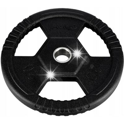 Talerz Olimpijski Czarne 20kg Obciążenie Na Gryf Sztange Ogumowane HMS Talerz Olimpijski Czarne 20kg Obciążenie Na Gryf Sztange Ogumowane HMS