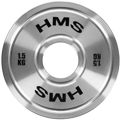 TALERZ OLIMPIJSKI STALOWY KALIBROWANY 1.5 KG HMS TALERZ OLIMPIJSKI STALOWY KALIBROWANY 1.5 KG HMS