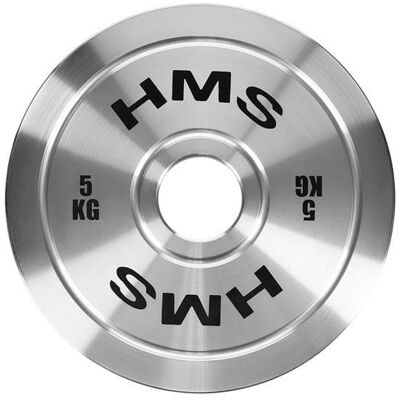 TALERZ OLIMPIJSKI STALOWY KALIBROWANY 5 KG HMS TALERZ OLIMPIJSKI STALOWY KALIBROWANY 5 KG HMS