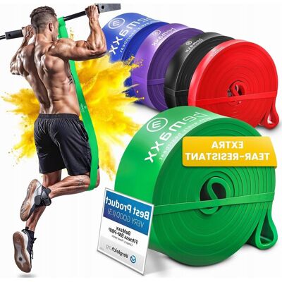 Inny producent Taśma Oporowa 45cm Zielona Guma Fitness Gumy Do Ćwiczeń Trening Siłowy Inny producent Taśma Oporowa 45cm Zielona Guma Fitness Gumy Do Ćwiczeń Trening Siłowy