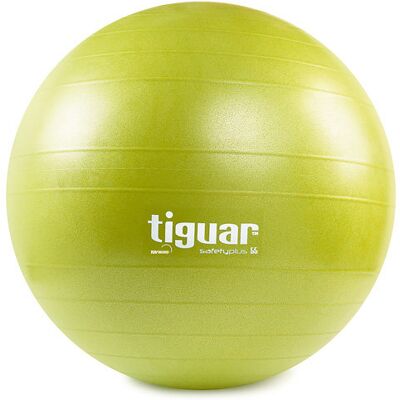 Tiguar 55cm Zielona piłka gimnastyczna - Siła i równowaga Tiguar 55cm Zielona piłka gimnastyczna - Siła i równowaga