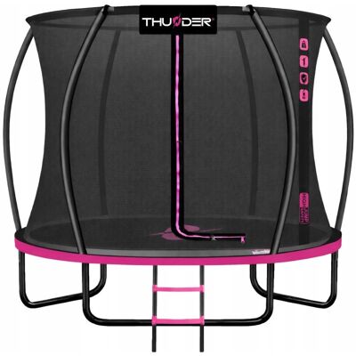 Trampolina Ogrodowa Thunder 10ft 305 Cm Z Siatką Wewnętrzną Drabinką Duża I Profesjonalna Trampolina Ogrodowa Thunder 10ft 305 Cm Z Siatką Wewnętrzną Drabinką Duża I Profesjonalna