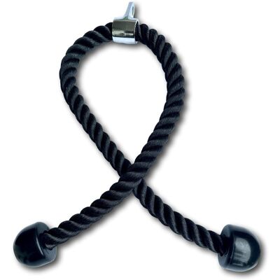 MuscleForge Triceps rope long 120 cm (Lina do wyciagu na triceps 120 cm) MuscleForge Triceps rope long 120 cm (Lina do wyciagu na triceps 120 cm)