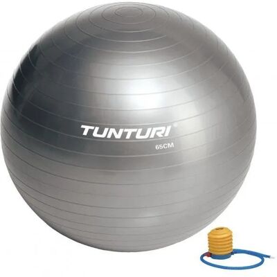 Piłka Fitness Tunturi 65cm Srebrna - Fitness Ball Piłka Fitness Tunturi 65cm Srebrna - Fitness Ball