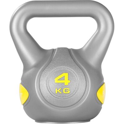 TwójPasaż, Ketla kula kettlebell hantla, 4 kg, szary TwójPasaż, Ketla kula kettlebell hantla, 4 kg, szary