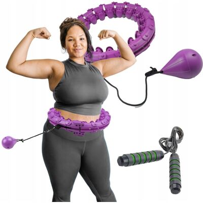 Inny producent Hula Hop Odchudzające Z Wypustkami Xxxl Plus Size 145cm W Talii + Skakanka Inny producent Hula Hop Odchudzające Z Wypustkami Xxxl Plus Size 145cm W Talii + Skakanka