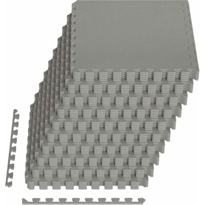vidaXL Mata podłogowa 40 pcs Szary 14,4 m² Pianka EVA vidaXL Mata podłogowa 40 pcs Szary 14,4 m² Pianka EVA