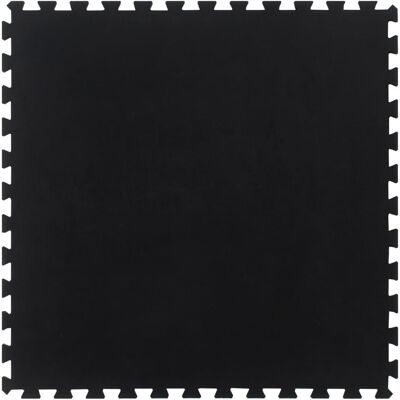 vidaXL Podłogowa mata gumowa, czarna, 12 mm, 100x100 cm vidaXL Podłogowa mata gumowa, czarna, 12 mm, 100x100 cm