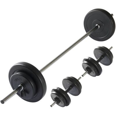 Inny producent Virtufit Regulowany Zestaw Sztangi - Zestaw Hantli - 30.5 Kg - Czarny Virtufit Inny producent Virtufit Regulowany Zestaw Sztangi - Zestaw Hantli - 30.5 Kg - Czarny Virtufit