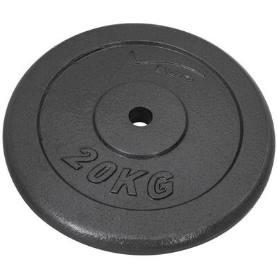 Vivo, Obciążenie żeliwne, czarny, 20 kg Vivo, Obciążenie żeliwne, czarny, 20 kg